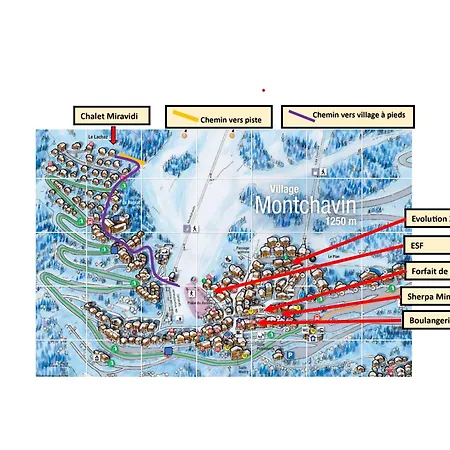 Miravidi, Montchavin-la Plagne, Jacuzzi & Sauna شقة *
